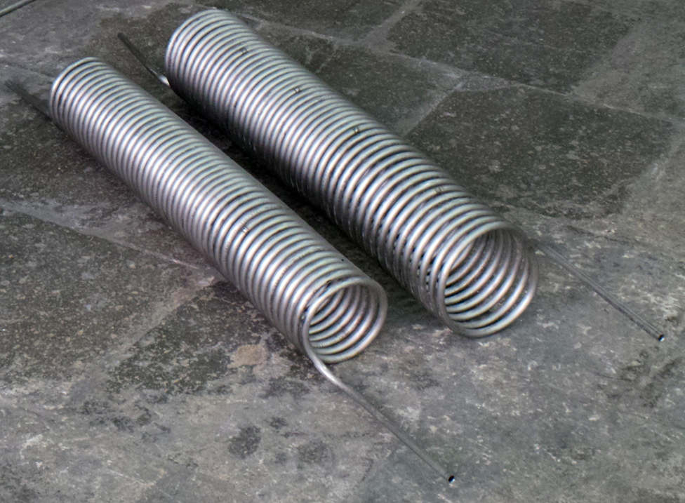 Спиральные змеевики из нержавеющей трубы для теплообменных аппаратов.Изготовление, заказ и покупка