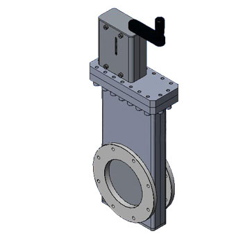 ISO Flange with Bellows-HV Gate Valve